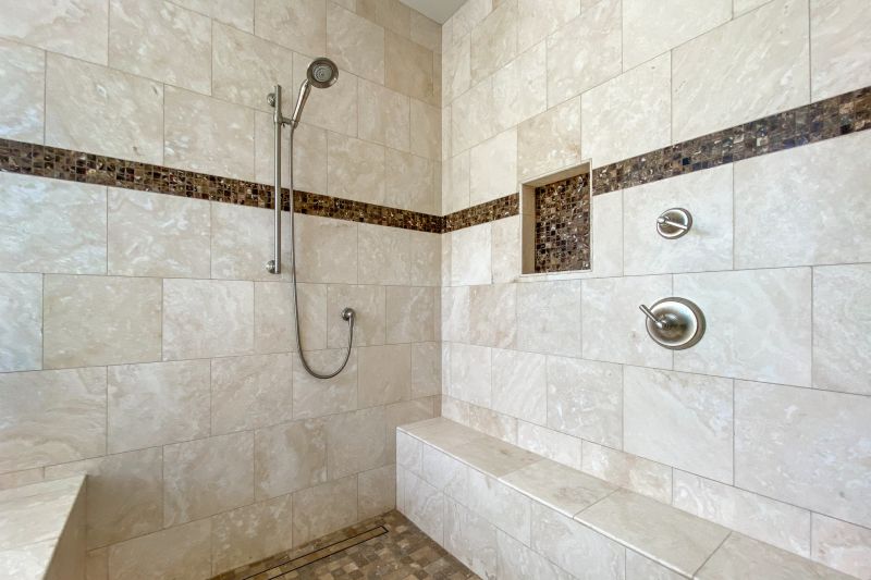 Tile-Designed Shower Space